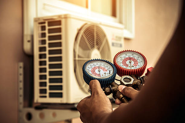 Professional Ac Installation technician working in Stanchfield, MN